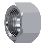 Гайка DIN3870 для трубы 12 мм M18x1,5 L-серии AISI316L