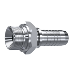 Pressed fitting DN1/2" - 1/2"BSP straight external thread 60° AISI316L