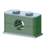 Hydraulic pipe clamp 22mm 1