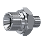 Siirtymät - suora vk-vk 1/2"-3/4" (tuuma-tuumainen mittari) AISI316L